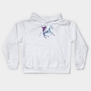 Sloth Riding Magical Unicorn Kids Hoodie